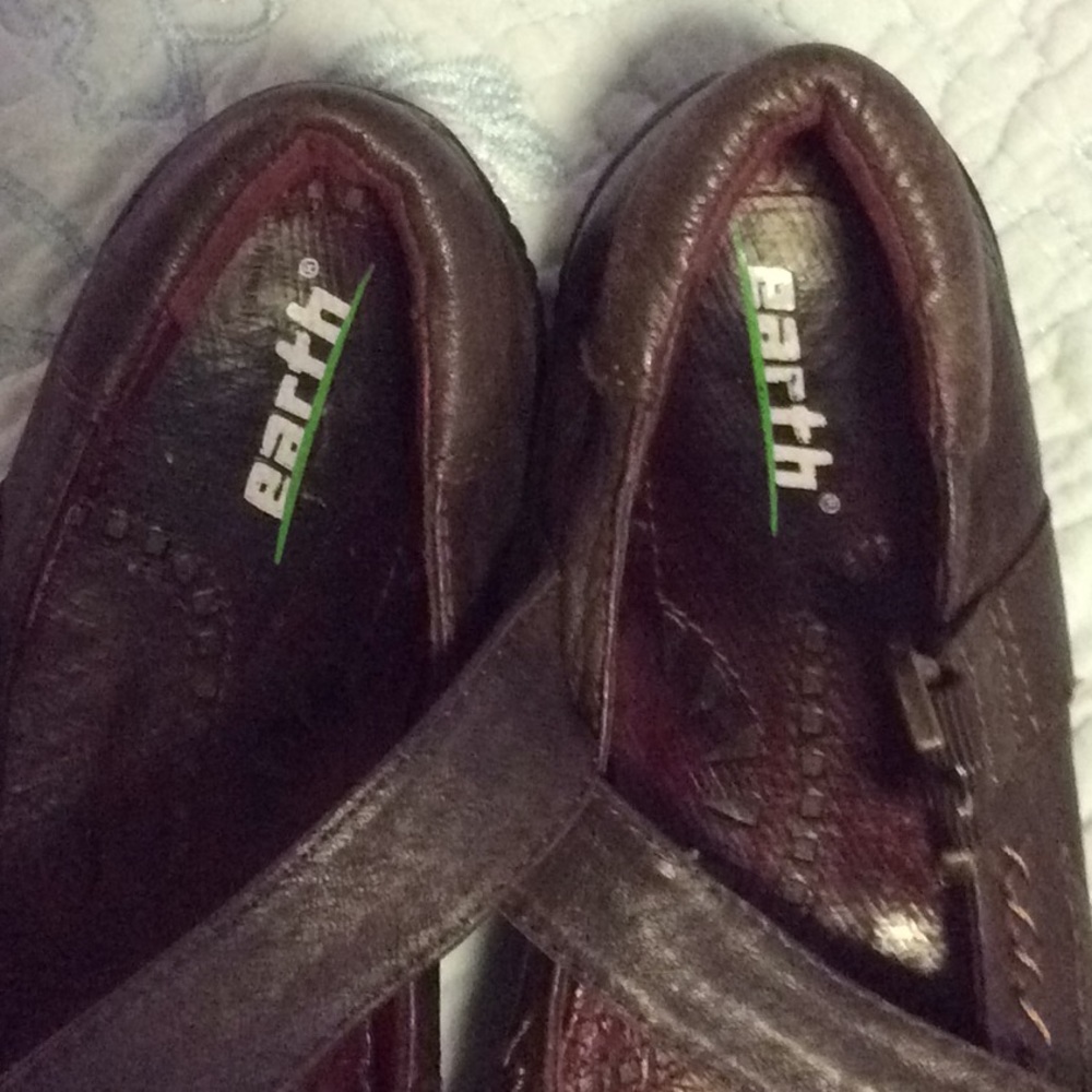 Earth shoes, maryjane, brown, size 7 B, Leather! - Picture 5 of 8